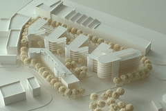 Siegle+Epple_Masterplan für neue Hauptverwaltung Stuttgart_Modell Tröger Architekten München 4/4